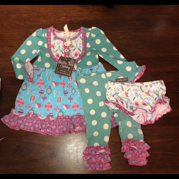Matilda Jane Other - NWT Matilda Jane Dress, Diaper Cover and Pants